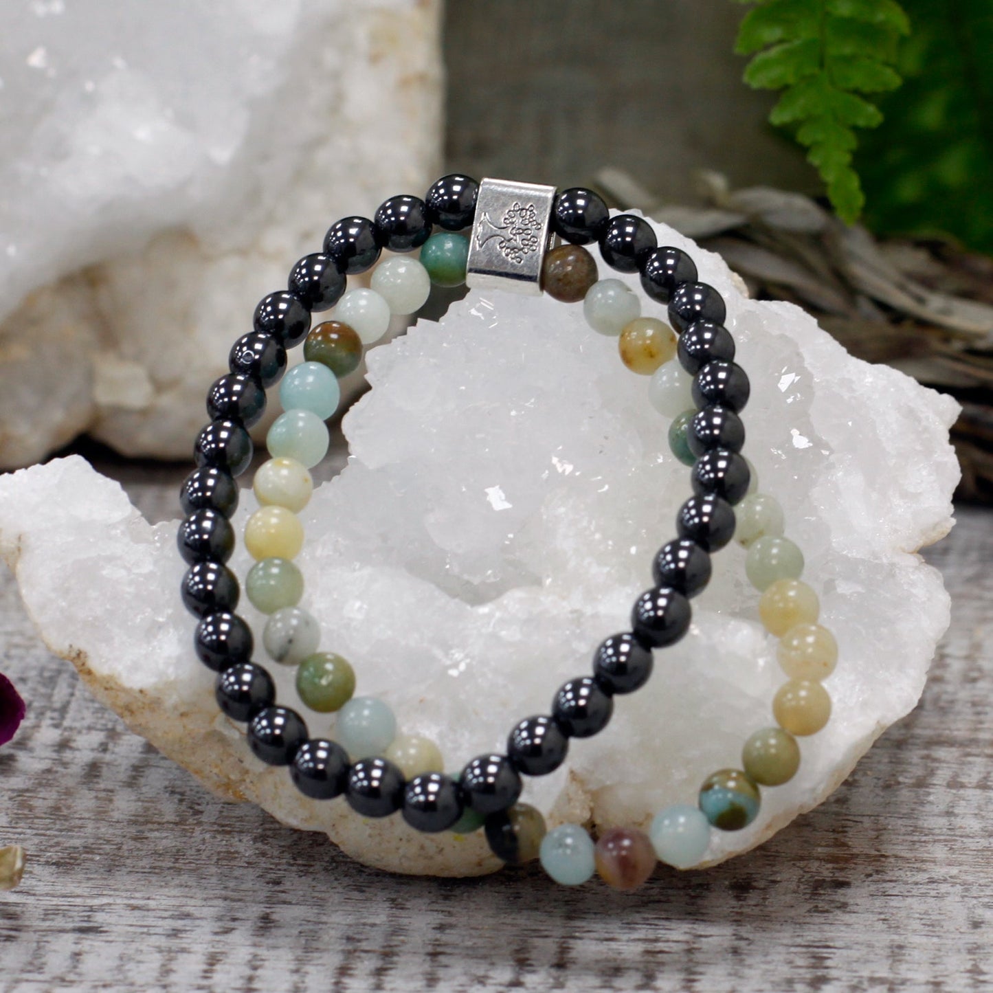 Hematite & Amazonite