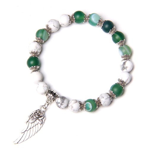 Anjos | Pedra da Lua&Ágata Verde