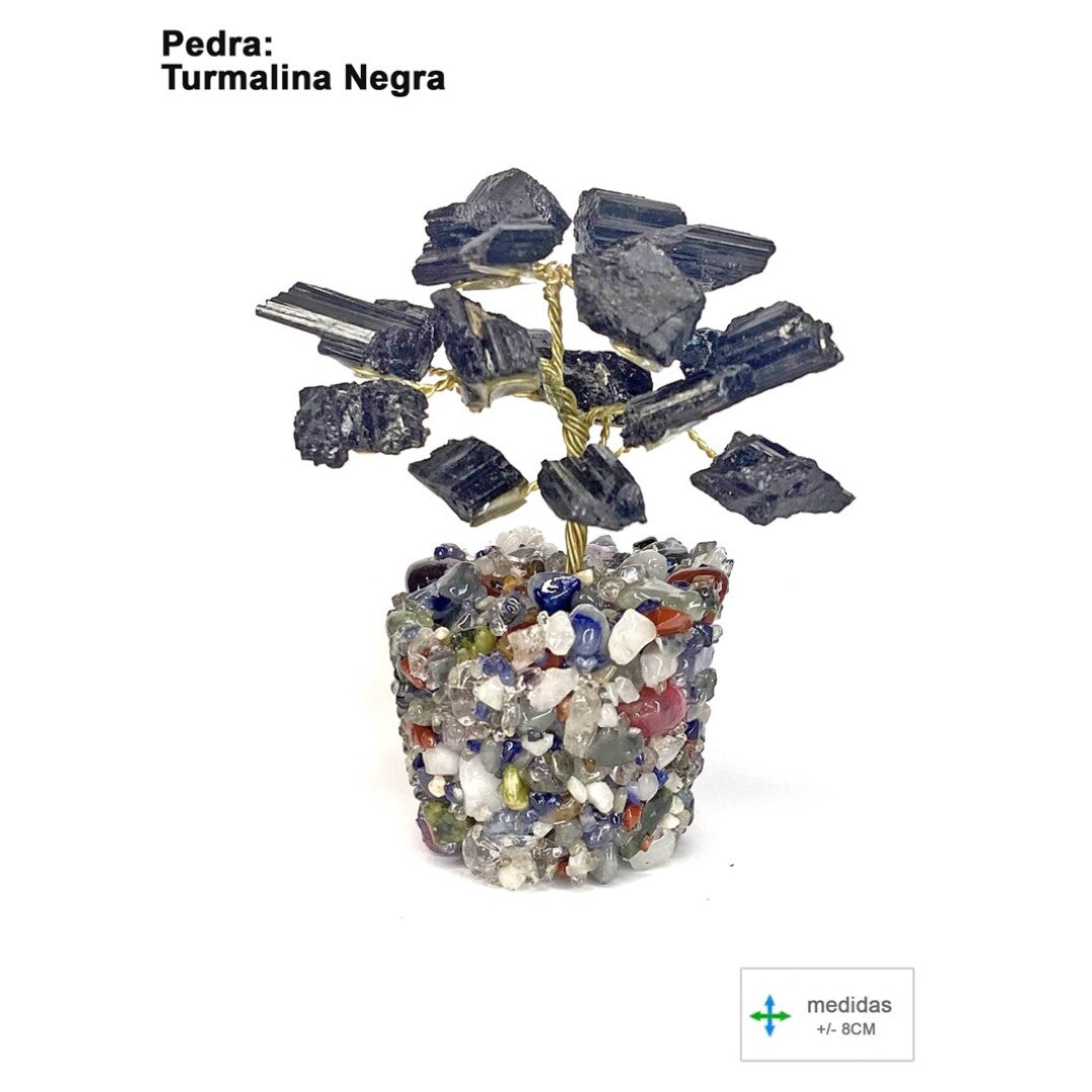 Árvore da Felicidade em Turmalina Negra