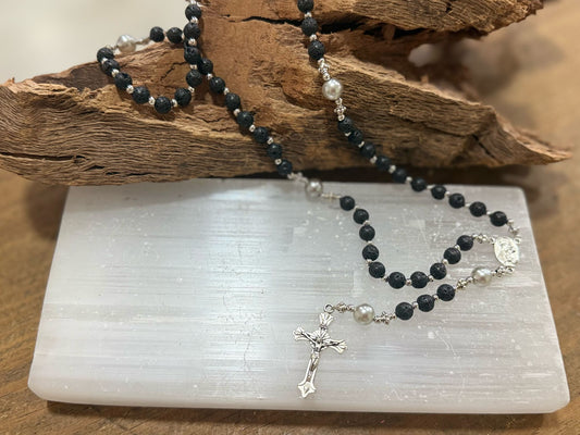 Terço Pedra Vulcânica