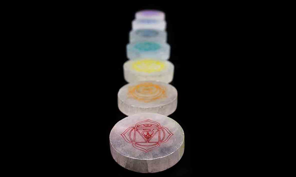 Kit 7 Chakras de Selenite